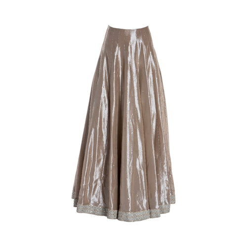 Pre-owned Sania Maskatiya Bridal Bridal Outfit in Cream / Beige / Nude, Silk / Pure Silk, New